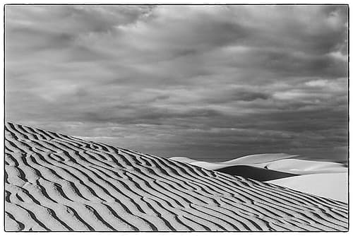 Spain-Canary Islands-Gran Canaria Island-Maspalomas-Maspalomas Dunes National Park Landscape Print